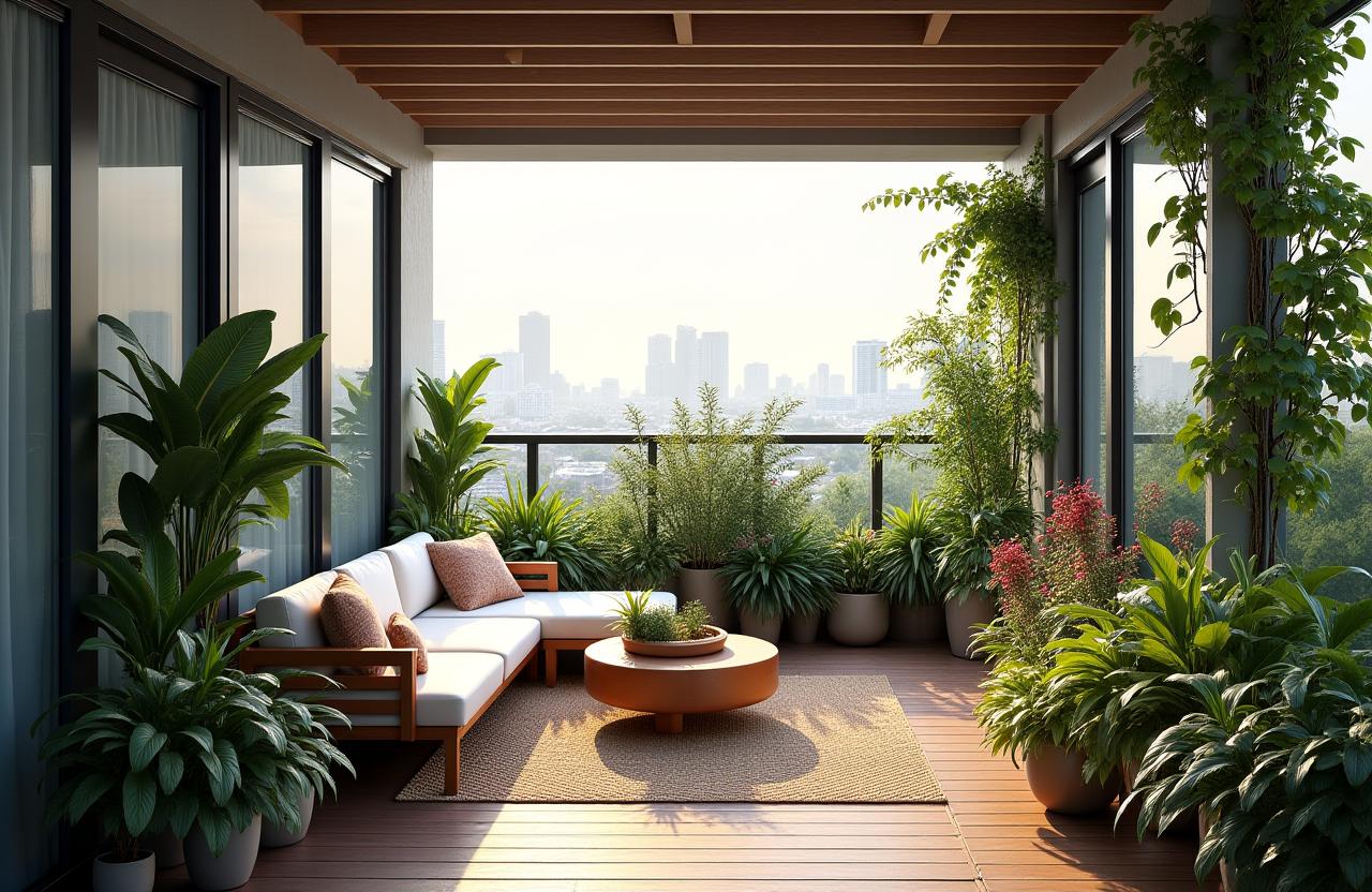 Custom balcony garden design sa Makati