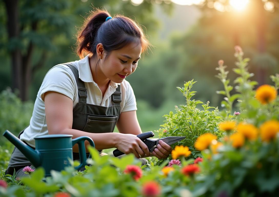 Ongoing garden maintenance and care